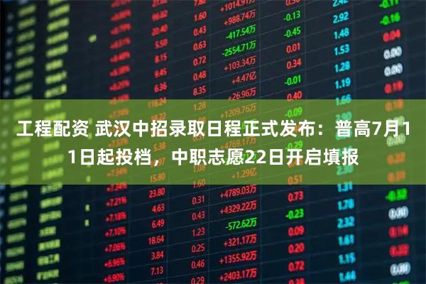 工程配资 武汉中招录取日程正式发布：普高7月11日起投档，中职志愿22日开启填报